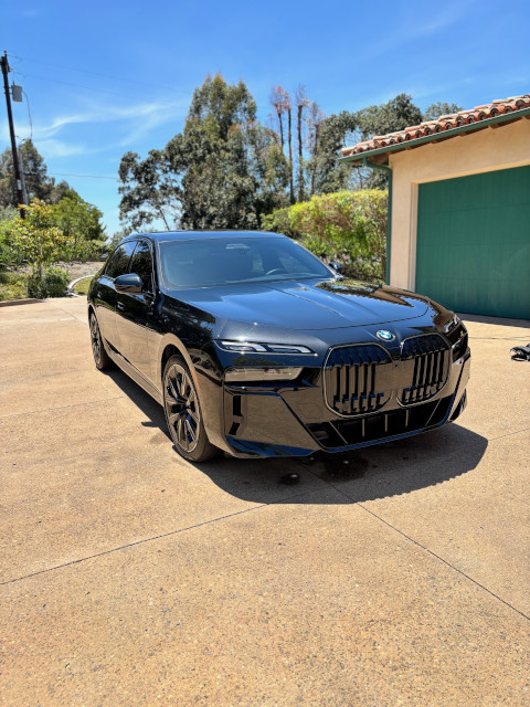 BMW 740i exterior Ceramic Coating