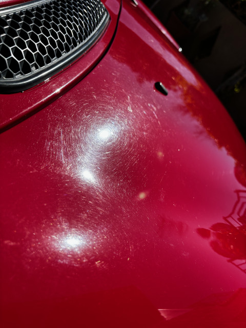 Mini-Cooper Before Paint Correction